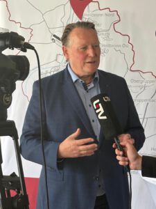 Matthias Leers, Pressesprecher proindividuum Heilbronn und Ilsfeld, im Interview mit L-TV Landesfernsehen